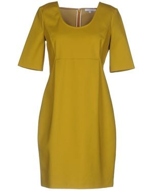 Patrizia Pepe Mini Dress Cotton, Polyamide, Elastane - Yellow