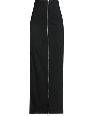 Gauchère Maxi Skirt Virgin Wool, Elastane - Black
