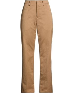 The Seafarer Camel Pants Polyester, Cotton - Natural