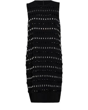 Max Mara Midi Dress Triacetate, Polyester - Black
