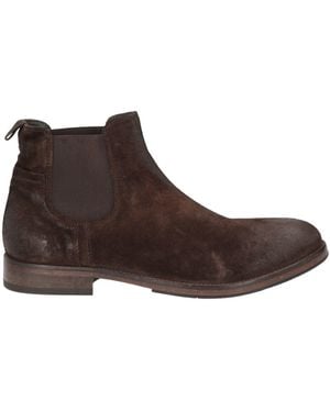 Moma Dark Ankle Boots Leather - Brown