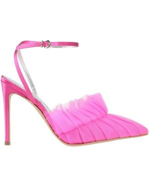 Marc Ellis Fuchsia Court Shoes Textile Fibres - Pink