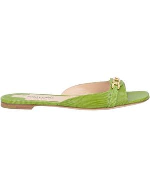 Tom Ford Lime Sandals Calfskin - Green