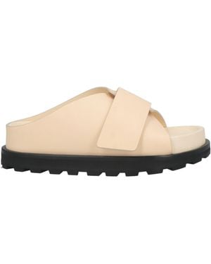 Jil Sander Sandals Cowhide - Natural