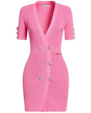 Odi Et Amo Mini Dress Polyester, Nylon - Pink