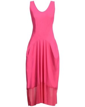 High Midi Dress Nylon, Elastane - Pink