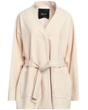 Hevò Jacket Polyester, Virgin Wool, Elastane - Natural