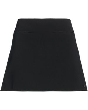 Courreges Mini Skirt Polyester, Polyurethane - Black