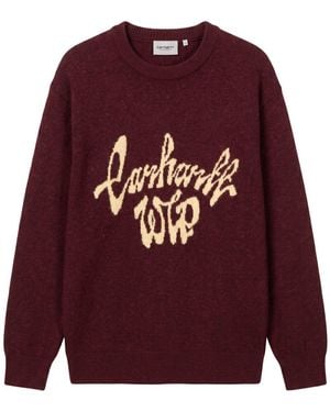 Carhartt Sweater Acrylic, Viscose, Polyester, Wool, Elastane - Red