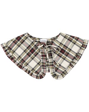 Ganni Scarf - White