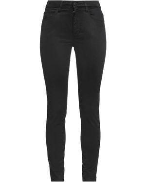 Guess Pants Tencel Lyocell, Cotton, Elastomultiester, Elastane - Black