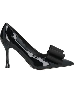 Twenty Four Haitch Pumps Textile Fibers - Black