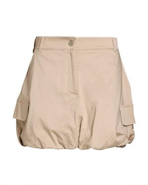 DISCLAIMER Mini Skirt Cotton, Elastane - Natural