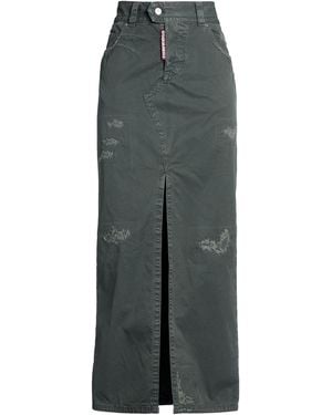 DSquared² Maxi Skirt Cotton - Grey