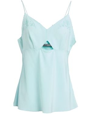 Alberta Ferretti Top Silk - Blue