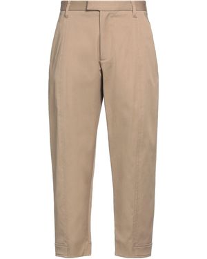 Neil Barrett Khaki Trousers Cotton, Elastane - Natural