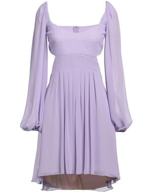 Kathy Heyndels Mini Dress Polyester - Purple