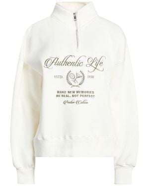 Berna Sweatshirt Cotton, Polyester - White