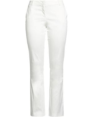 19.61 MILANO Trousers Cotton, Elastane - White