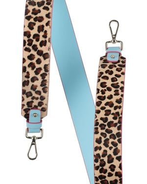 Maje Bag Strap Cow Leather, Polyurethane - Blue