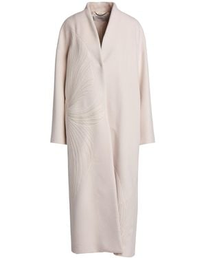Agnona Light Coat Alpaca Wool, Wool - Pink