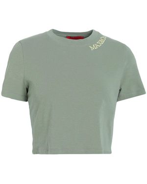 MAX&Co. T-Shirt Cotton, Elastane - Green