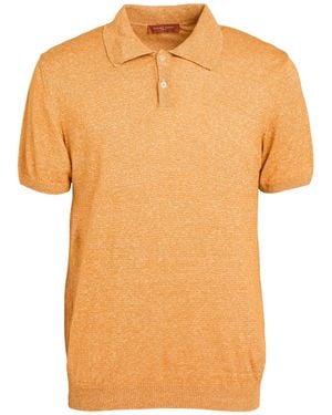 Daniele Fiesoli Polo Shirt Linen, Cotton - Orange