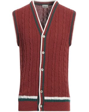 GALLIA Cardigan - Red