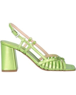 Anna F. Sandals Leather - Green