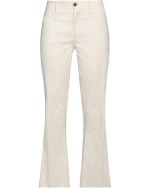 Berwich Cream Pants Cotton, Polyamide, Elastane - Natural
