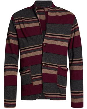 Bellwood Cardigan Virgin Wool, Viscose, Polyamide, Cashmere - Red