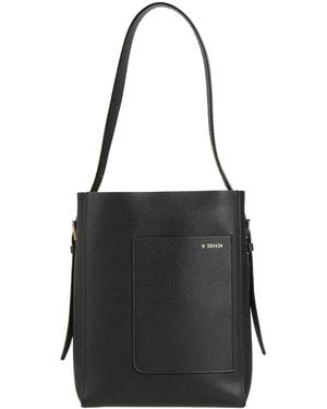 Valextra Shoulder Bag - Black