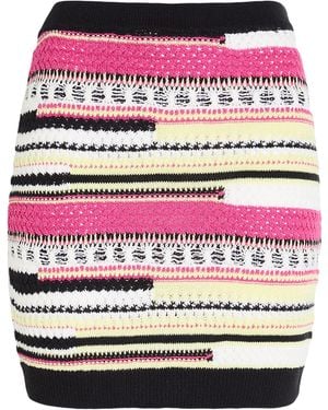 Gaelle Paris Fuchsia Mini Skirt Organic Cotton, Acrylic - Red