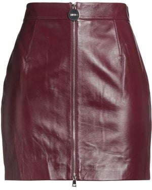 Liu Jo Mini Skirt Lambskin - Purple