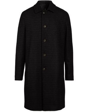 Hevò Coat Virgin Wool, Polyamide - Black