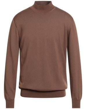 Tagliatore Rollkragenpullover - Braun
