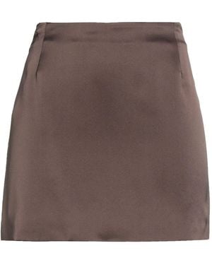 Peter Do Mini Skirt - Brown