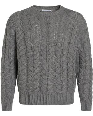 Oliver Lattughi Jumper Cashmere - Grey
