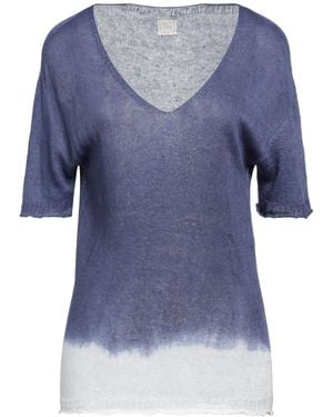 120% Lino Pullover - Blu