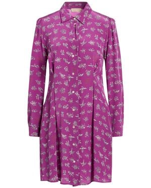 Momoní Mini Dress Silk - Purple