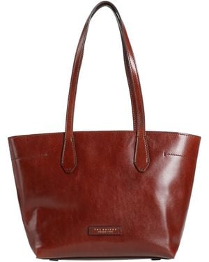The Bridge Tan Shoulder Bag Leather - Red