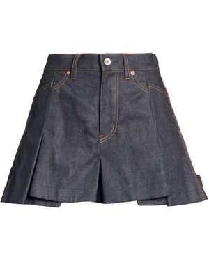 Sacai Denim Shorts Cotton - Gray