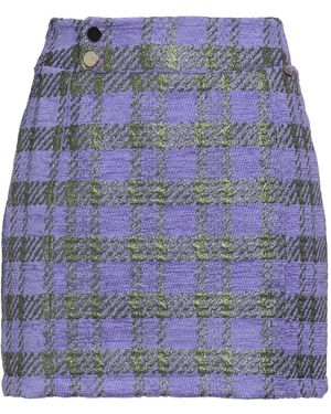 MÊME ROAD Mini Skirt Polyester, Acrylic, Polyamide - Blue