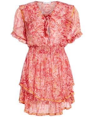 Poupette Mini Dress Silk - Pink