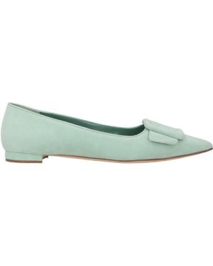 Manolo Blahnik Ballerina - Grün