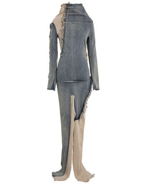 Rick Owens Maxi-Kleid - Blau