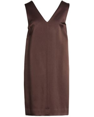 Brunello Cucinelli Mini Dress Acetate, Viscose, Ecobrass - Brown