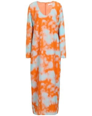 Samsøe & Samsøe Vestido largo - Naranja