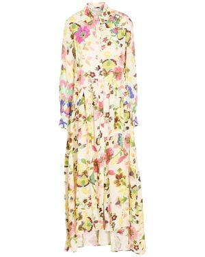Anjuna Maxi Dress Linen - Metallic