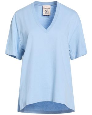 Semicouture Sky T-Shirt Cotton - Blue